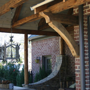 Porch Addition with Fireplace