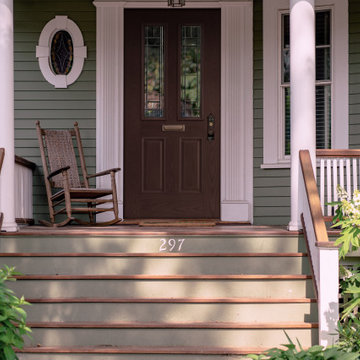 Porch Ideas | Front Door Ideas | Traditional Style Home