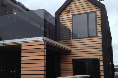 Contemporary house exterior in Wellington.