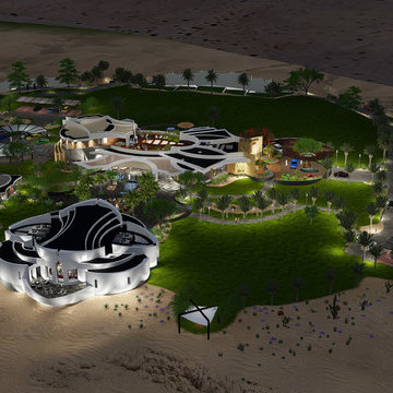 Private Luxury Villa Retreat Spa in the Dubai Desert Dunes