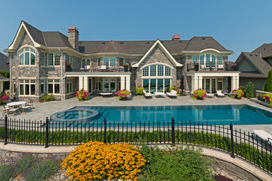 Example of a classic exterior home design in Vancouver