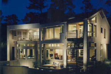 Inspiration for a contemporary exterior home remodel in Atlanta