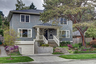 Inspiration for a classic house exterior in Seattle.
