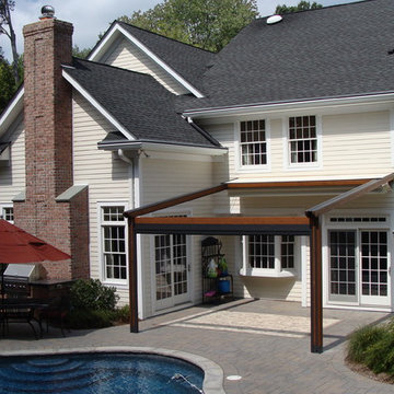 Private Residence, Northern NJ - Retractable Pergola Awning