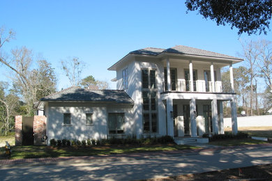 This is an example of a classic house exterior in New Orleans.