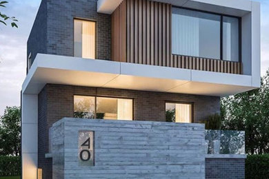 Modern exterior home idea in Toronto