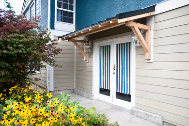 Inspiration for a timeless exterior home remodel in Vancouver