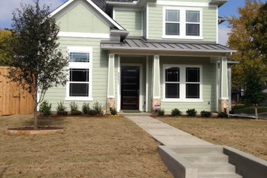 Trendy exterior home photo in Dallas