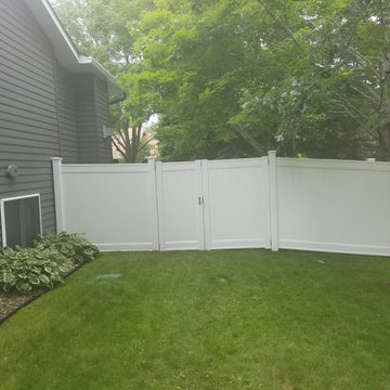 PVC Privacy Fence