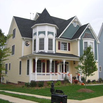 Queen Anne home built with vinyl siding