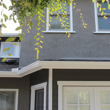 Rain Gutters in Culver City, K-Style Seamless Aluminum with Round Downspouts