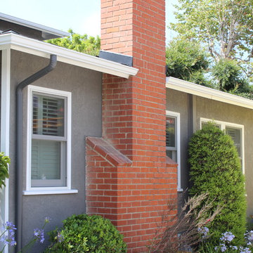 Rain Gutters in Culver City, K-Style Seamless Aluminum with Round Downspouts