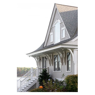 Raised Ranch Redo - Beach Style - Exterior - Portland Maine - by Joseph ...