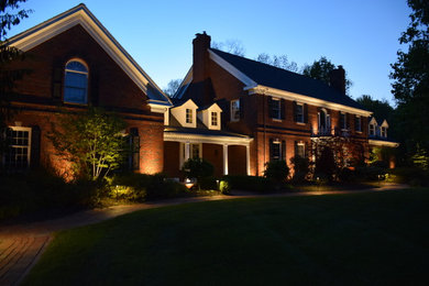 Example of a trendy exterior home design in Raleigh
