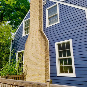 Ranch Exterior Remodel with James Hardie Siding, Evanston, IL