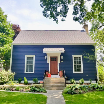 Ranch Exterior Remodel with James Hardie Siding, Evanston, IL