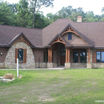 Real Building Story: Ranch Home from Plan HWEPL69293