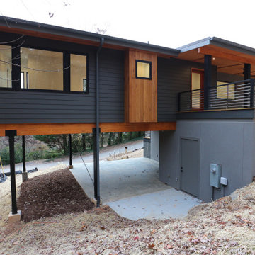 Rear and Carport