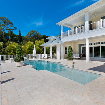 Rear Elevation and Pool