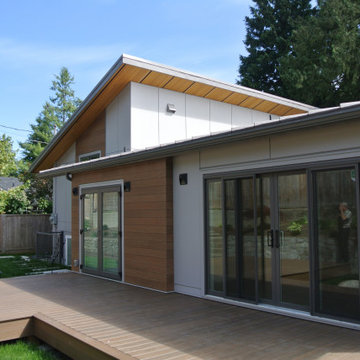 Rear of home after renovation