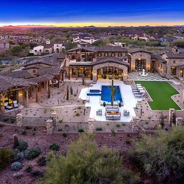 Reclaimed Beams Mansion designed by Fratantoni Design!