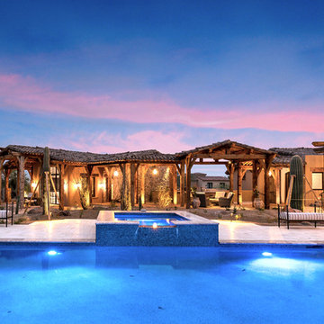 Reclaimed Beams Mansion designed by Fratantoni Design!