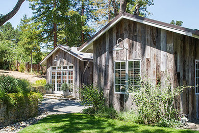 This is an example of a rustic house exterior in San Francisco.