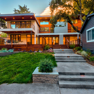 Remodel & Addition (Exterior of the Back Garden)