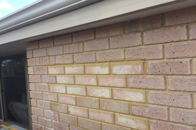 Remove old air con and brick in wall