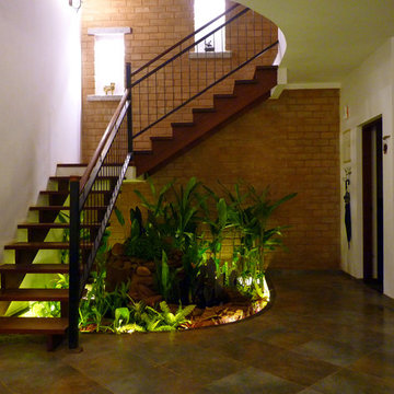 Reshmi's Indoor Stairwell Garden