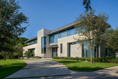 This is an example of a modern house exterior in Dallas.