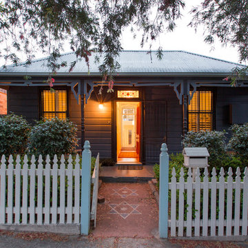 restored beautiful traditional weatherboard cottage front