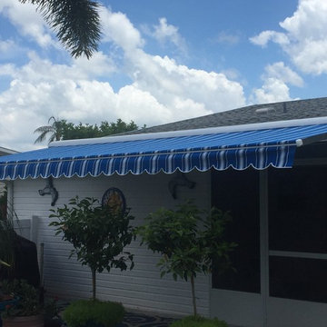 Retractable Awning with Roof Mount