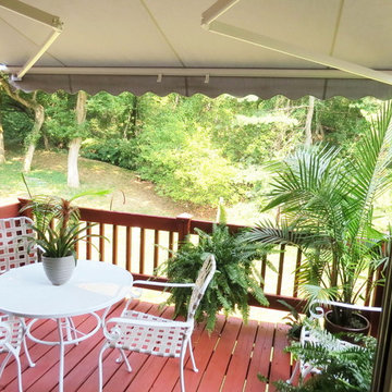 Retractable Deck Awning Townhouse