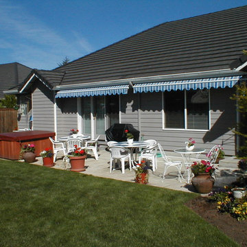Retractable Patio Awnings, 2 awnings side by side