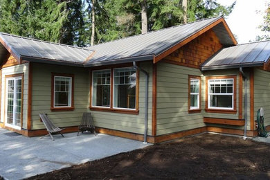 Inspiration for a craftsman exterior home remodel in Vancouver