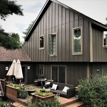 Rich Espresso James Hardie Vertical Siding