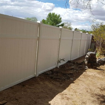 Rio Rancho Vinyl Fence Installation