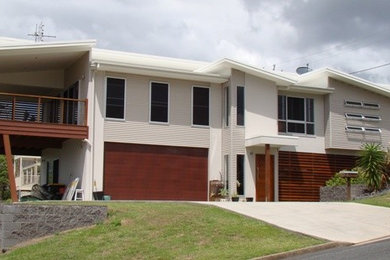 Inspiration for a modern exterior home remodel in Brisbane