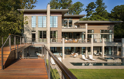 Step Through the Doors of a Riverfront Home Made for Entertaining