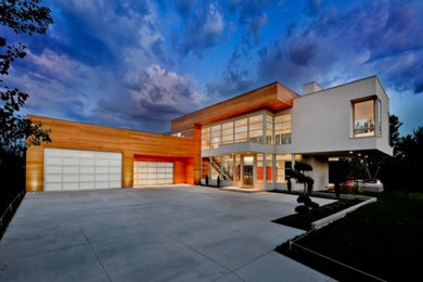 This is an example of a modern house exterior in Boise.