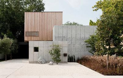 Houzz США: Современный дом из бетонных кубиков