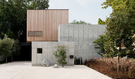 Houzz США: Современный дом из бетонных кубиков