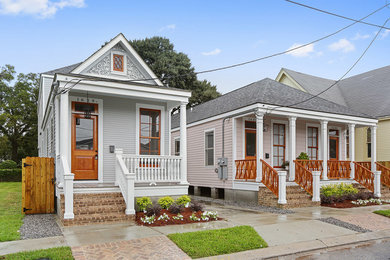 This is an example of a classic house exterior in New Orleans.