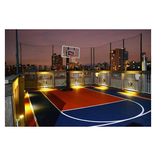 Hardwood Basketball Court - SportProsUSA