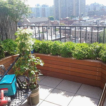 Rooftop Garden beautifies safety rail