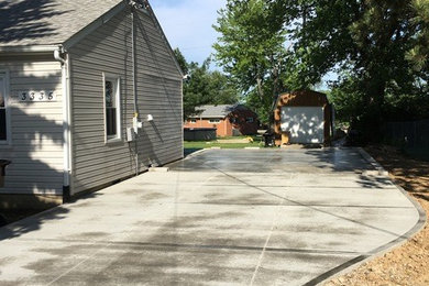 Room Addition, Garage and Driveway