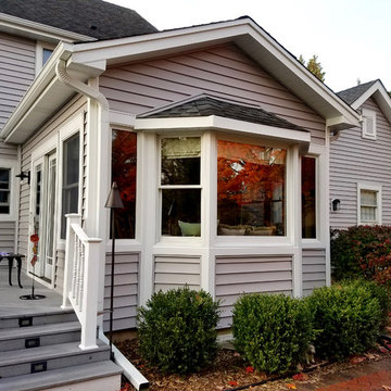 Roselle, IL Colonial Vinyl Siding Remodel