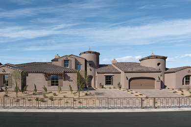 Example of a southwest exterior home design in Phoenix