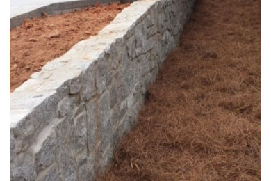Roswell, GA - Driveway Replacement and Retaining Wall